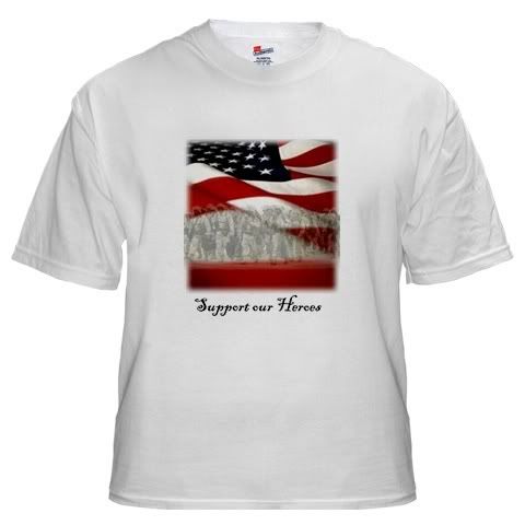 help for heroes white t shirt